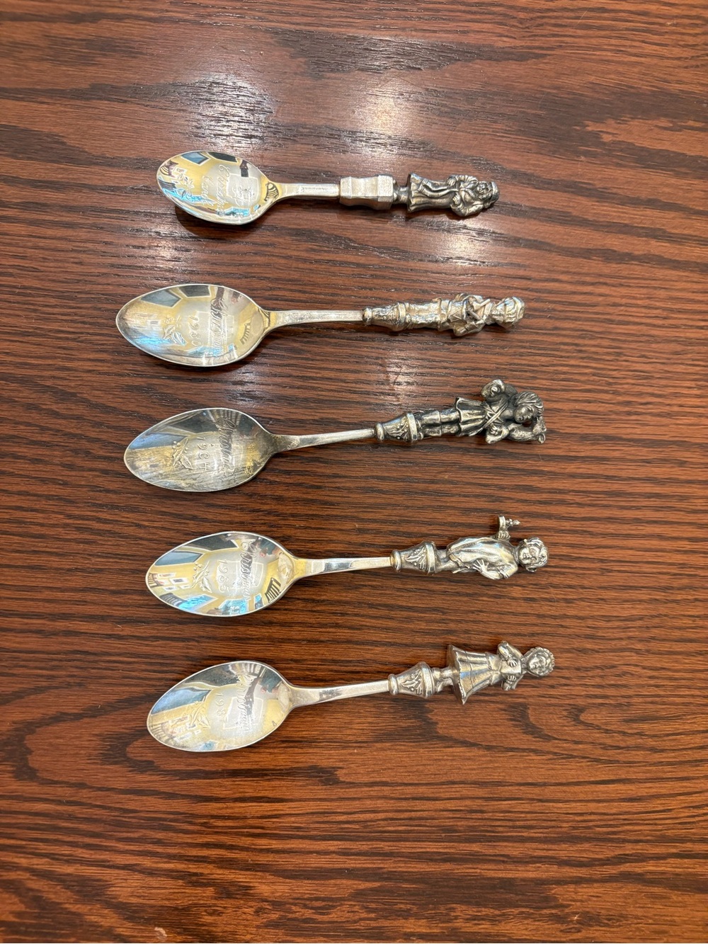Vintage Reed & Barton Christmas silver plated spoons